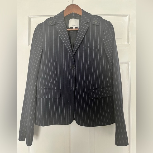 Women’s Tibi pinstriped blazer- Size 2 - Picture 1 of 6